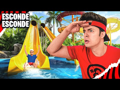 ESCONDE ESCONDE NO PARQUE AQUÁTICO