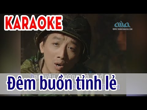 Đêm Buồn Tỉnh Lẻ Karaoke - Trường Vũ | ASIA Karaoke Beat Chuẩn