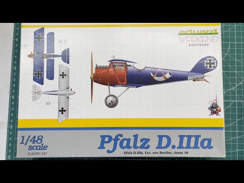 Eduard Pfalz D.IIIa 1/48 Scale Model Aircraft