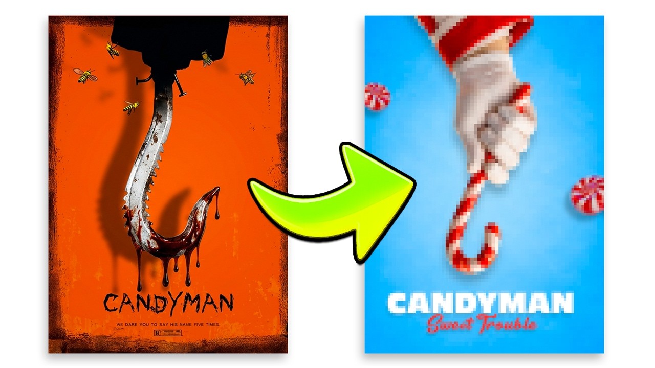 Turning Horror Movie Posters Kid-Friendly