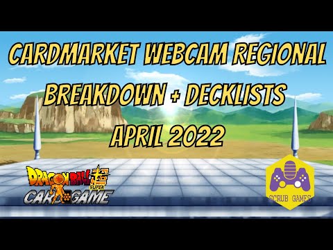 CardMarket Top Cut April 2022 Webcam Regional Breakdown & Decklists - Dragon Ball Super Card Game