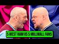 5 West Ham Legends vs 5 Millwall Fans