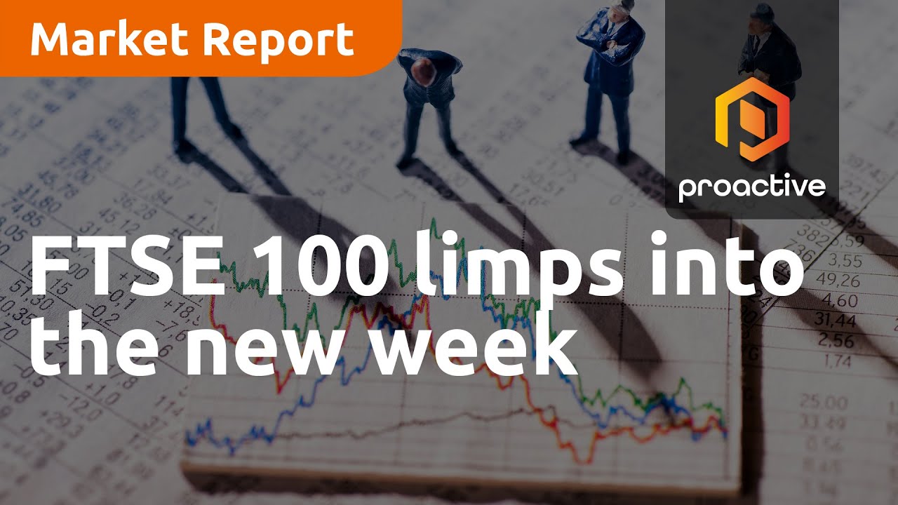 FTSE 100 limps into the new week - Market Report