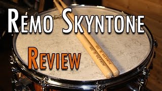 Video thumbnail for Remo - Skyntone Snare Drumhead Review (Played on a 14" Sonor S-Classix) by DrumScripts