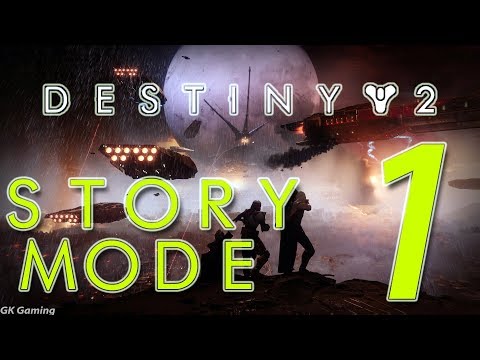 Destiny 2 -Story Mode (Main Mission 1 - Homecoming) - Campaign PS4 PRO Gameplay Walkthrough