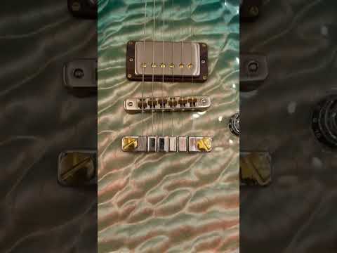 2024 Paul Reed Smith PRS McCarty 594 Private Stock 11482 One Piece Quilt Top Bahama Blue Dragons Breath image 17