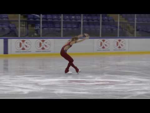 28 Antonina DUBININA SRB SP Ladies ISU CS Warsaw Cup 2016