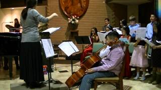 Children's Choir sings Silent Night