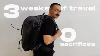 How I travel with 1 bag as a minimalist