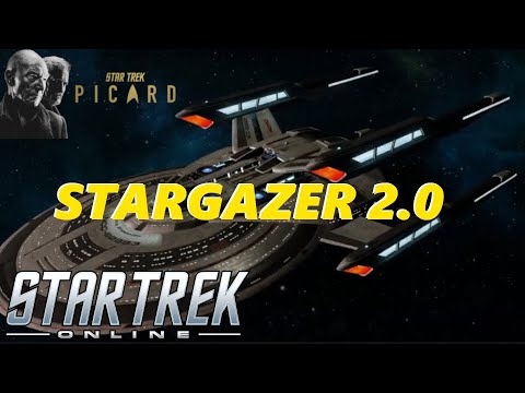 USS STARGAZER! - SAGAN COMMAND CRUISER - REACTION - STAR TREK ONLINE