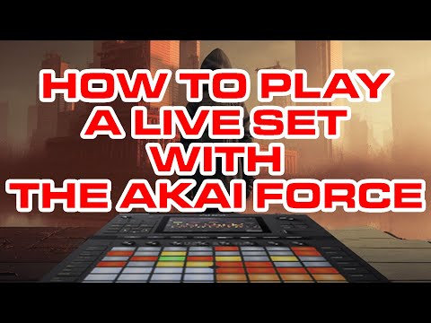 Akai Force Live Performance Project Overview & Demonstration