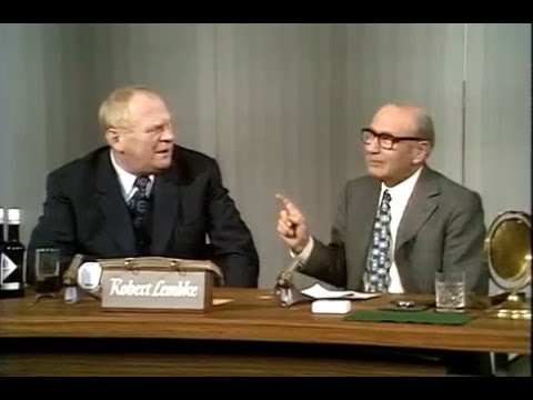 Was bin ich? vom 07.03.1972 mit Robert Lembke und dem Ehrengast Gert Fröbe