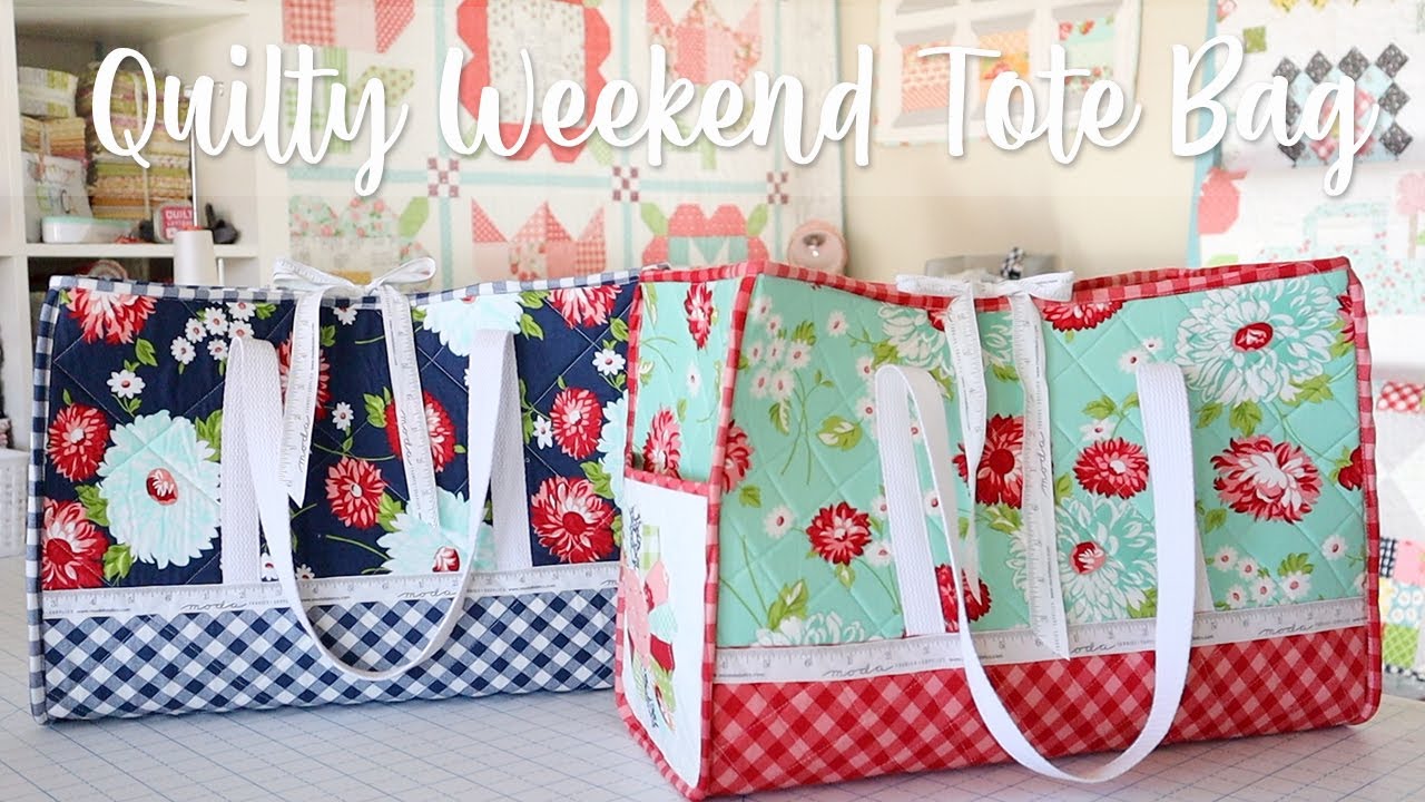 Quilty WEEKEND TOTE Bag // SEWING TUTORIAL