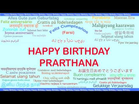 Prarthana   Languages Idiomas - Happy Birthday