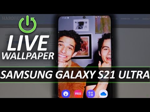 How to Apply Live Wallpaper on Samsung Galaxy S21 Ultra - Download  Shadow Galaxy Live Wallpaper