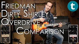 Video thumbnail for Friedman Dirty Shirley | Amp vs. Pedal vs. BE-OD | Strat & Les Paul | Demo by Thomann's Guitars & Basses