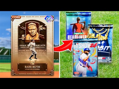 99 Babe Ruth But Packs Build My Team...