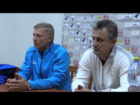 30.9.2014 Tisková konference po utkání 4. kola Poháru FAČR Jiskra Domažlice - FK Teplice