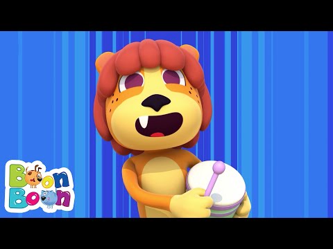 Leul Puf - Cântece cu animale pentru copii | Cântece BoonBoon