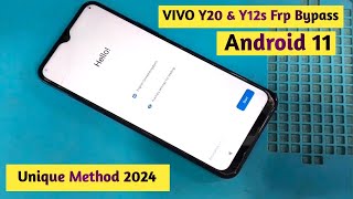 VIVO Y20 Android 11 Frp Bypass 2024 || VIVO Y12s Android 11 Frp Bypass 2024