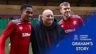 Rangers supporter Graham gets a special surprise at the Foundation’s latest Dream Day