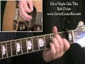 How To Play Bob Dylan On a Night Like This (full lesson)