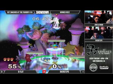 Get Smashed at the Foundry #16 - Winner Ro32 - B Flat (Marth) v Oversteps (Marth)
