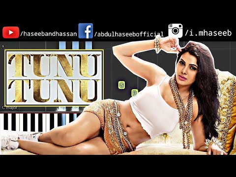 Tunu Tunu Video Song Piano Tutorial | Sherlyn Chopra feat. Vicky & Hardik | Sukriti Kakar Video