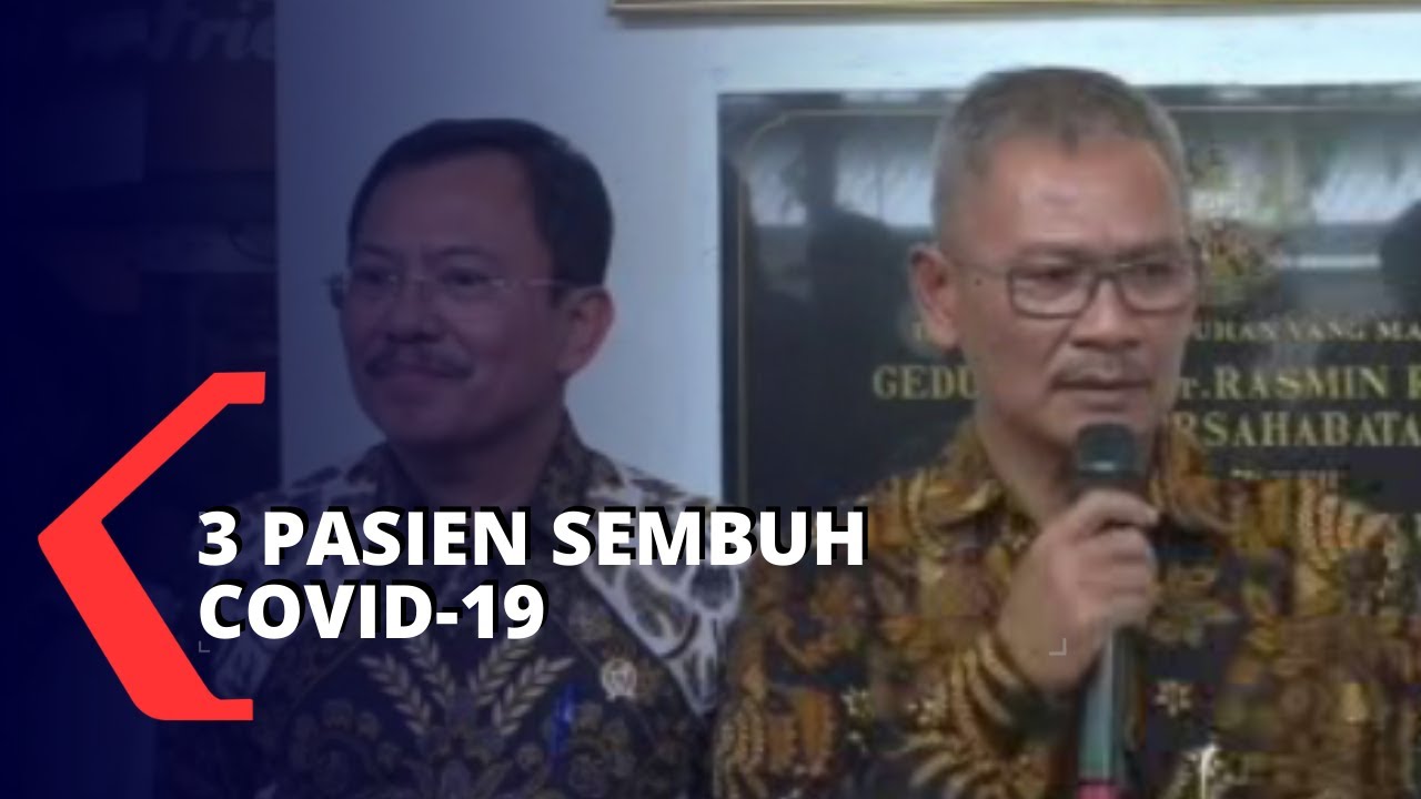 3 Pasien Virus Corona Sudah Sembuh