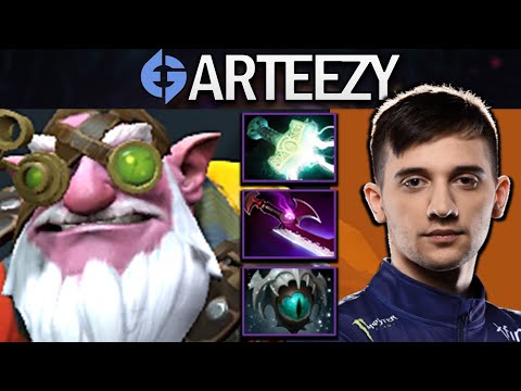 Sniper Dota 2 Gameplay EG.Arteezy with Mjolnir and Silveredge - TI12