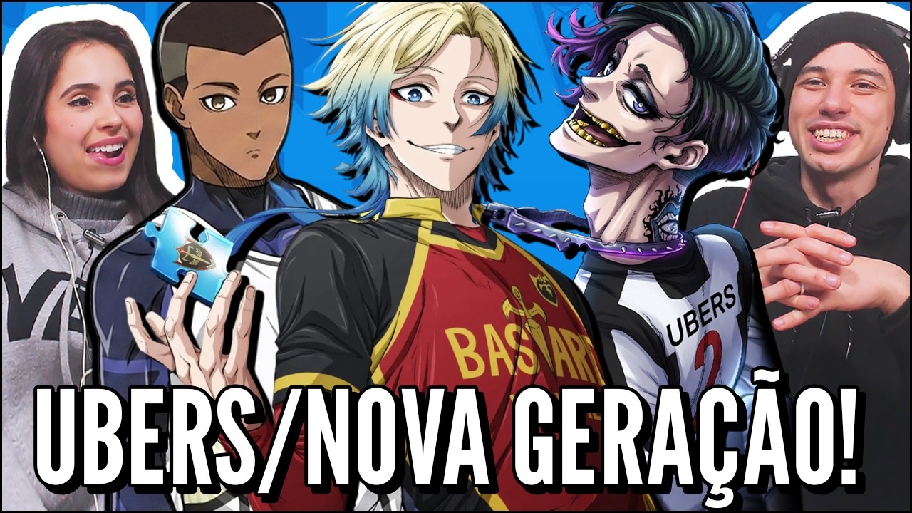 UBERS e a NOVA GERAÇÃO DO M4RKIM FICARAM SENSACIONAIS! BLUE LOCK (JOVENS REAGEM)
