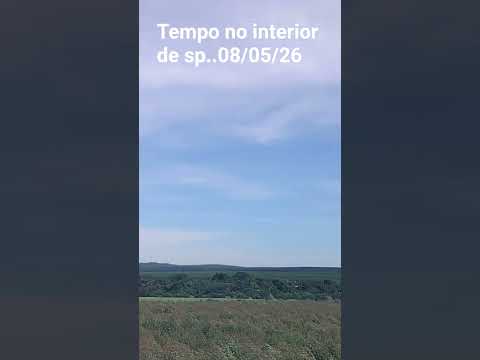 TEMPO COMEÇA A MUDAR NO INTERIOR DE SÃO PAULO. #alerta #clima #chuvas