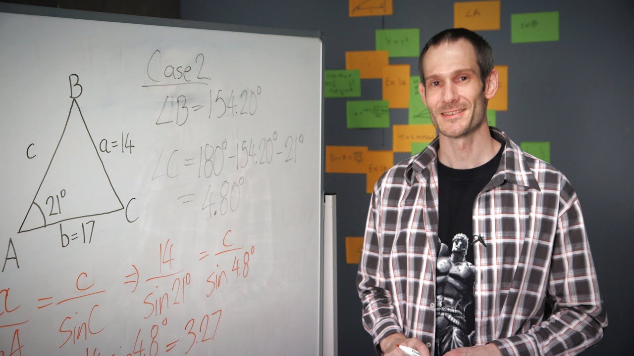 How to solve Non-Right Angled Triangles using Sine