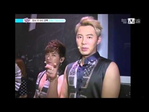 [SFSubs] 130516 Mnet Countdown Backstage clip of Shinhwa