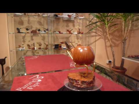 Brand new Briar pipe PARONELLI half bent apple handmade -  eBay number: 401158787148