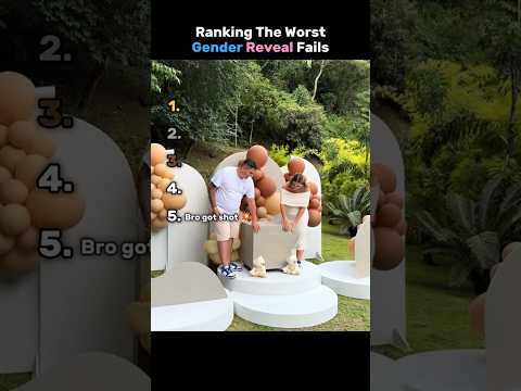 Ranking The Worst Gender Reveal Fails😂❤️ #ranking #tiktok #funnymoments #moments #genderreveal