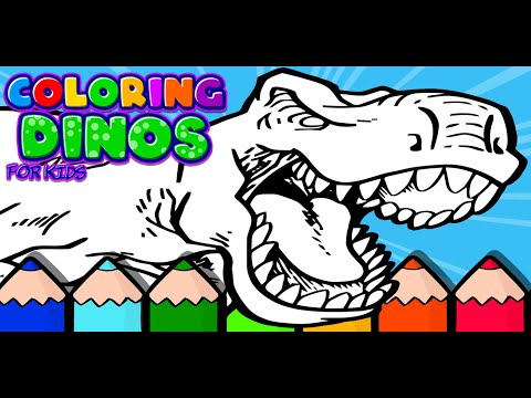 Coloring Dinosaurs For Kids video