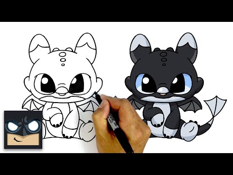 How To Draw Night Light | How To Train Your Dragon