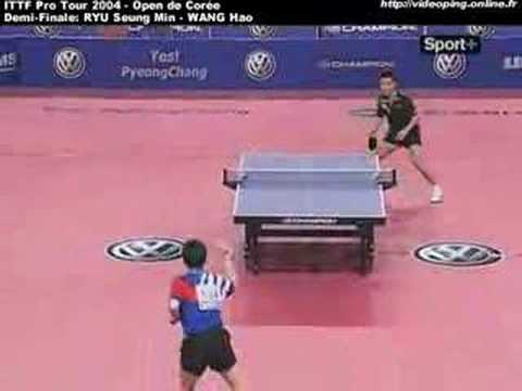 ryu seung min vs wang hao - korea open 2004