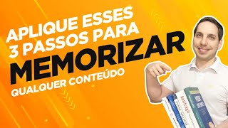 99% das pessoas NÃO MEMORIZAM por conta disso