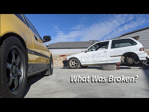 Honda Civic Rear Disc Swap Info - A Bent Trailing Arm Can Be Salvaged - EF Build Project