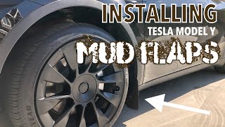 Tesla Model Y - Mud Flaps Install (Step by Step)