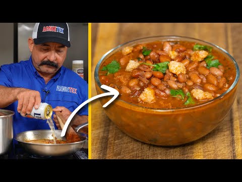 CHARRO BEANS Recipe The ONE ingredient you NEED for the best BEANS EVER!