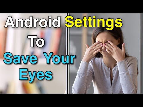 How to Turn on Eye comfort Shield Setting || Prevent Eye Strain ft Samsung Note 20 Ultra 5G