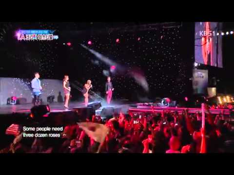 Hyolin and soyou with 2pm singing if ian't got you