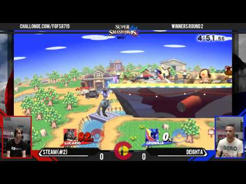 FGF6 - Steam (Lucario) Vs. Deighta (Greninja, Falco) - Singles WR2