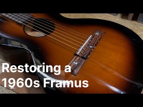 1960s Framus Guitar Restoration, final result