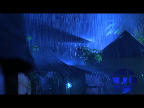 Pioggia Rilassante per Dormire - Dimentica L'insonnia e L'ansia con Forti Piogge e Tuoni Intensi