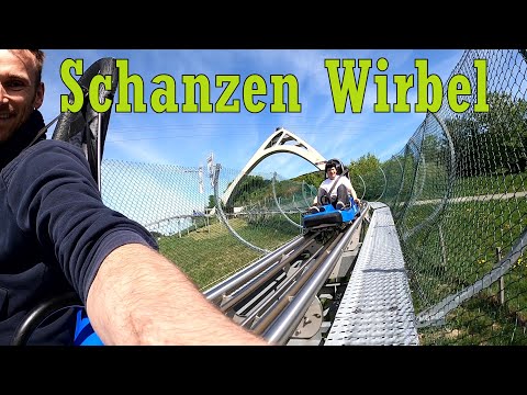Unterwegs mit dem Schanzen Wirbel | Sommerrodelbahn Skiliftkarussell Winterberg | Winterberg 4-7