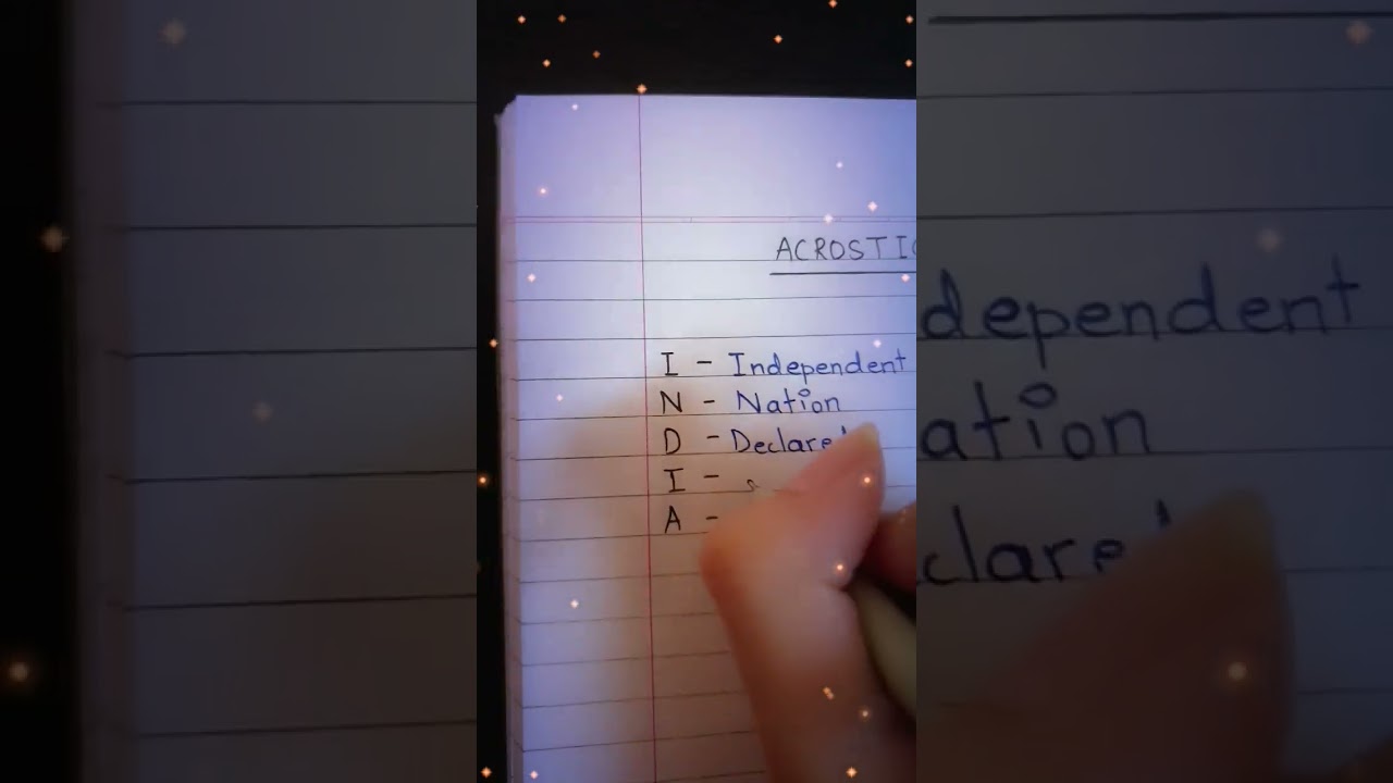 Acrostic Poem on India | #acrosticpoem #acrostics #india